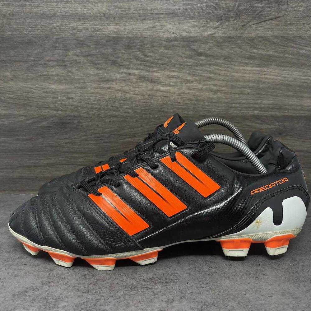 Adidas Adipower Predator Cleats Mens Size 11.5 Black Orange V23553
